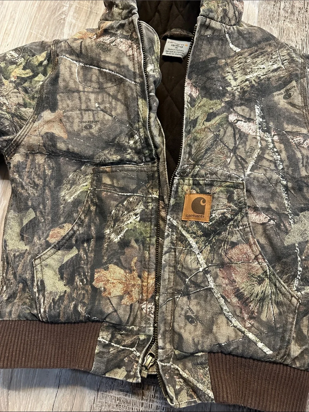 XS Carhartt Camo Jacket